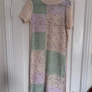 Tory Burch Cream and Yellow Bird Print Top